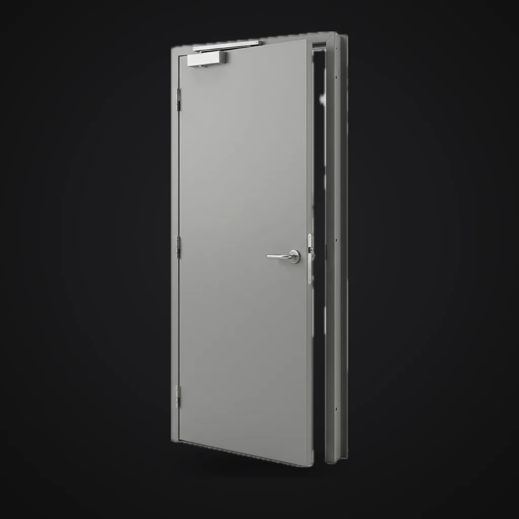 Door with lever handle, reference image