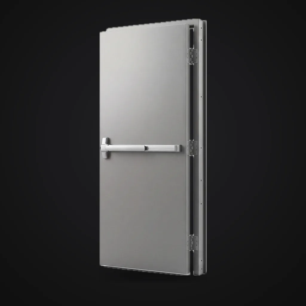 Push-bar fire door, reference image