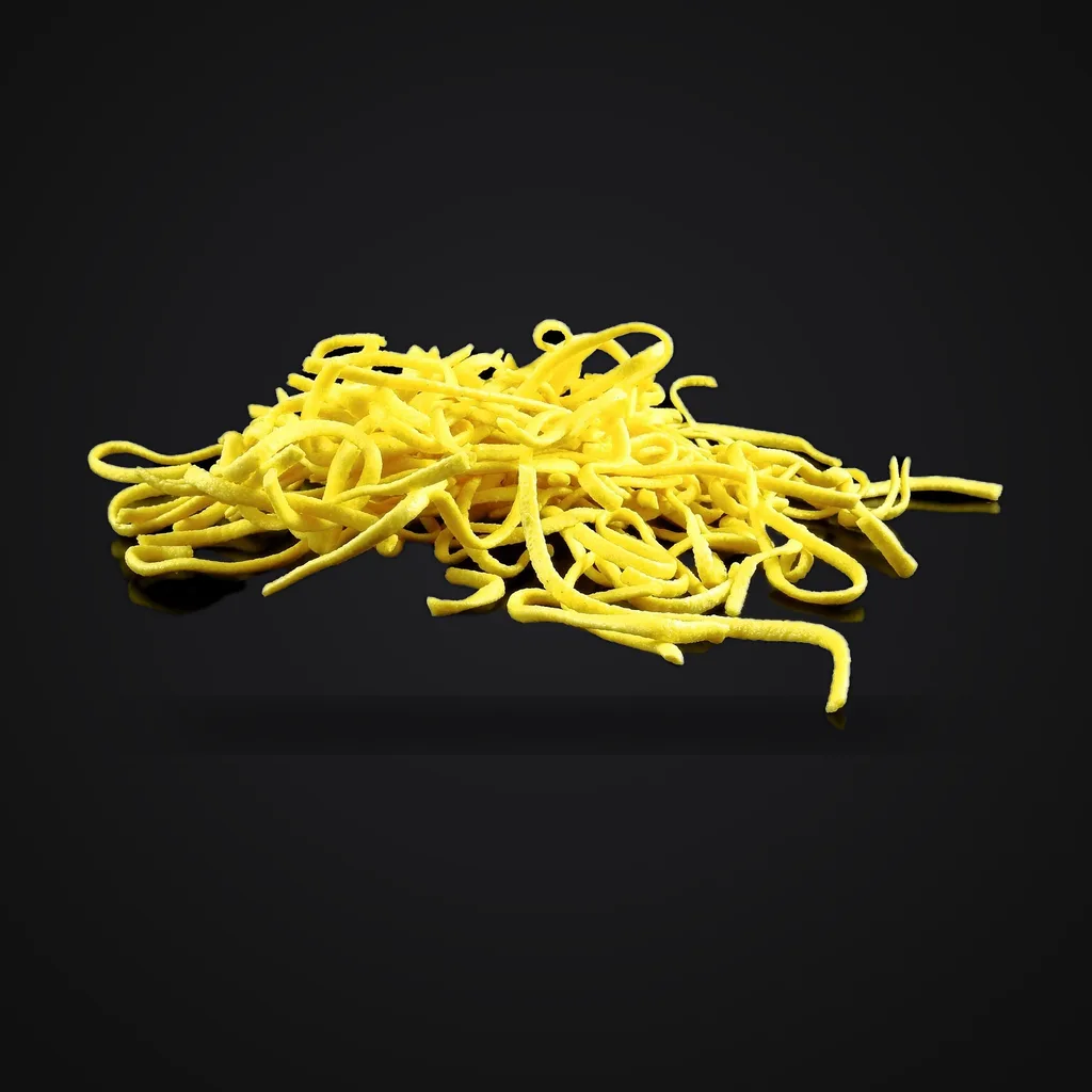 Cooked noodles, reference image