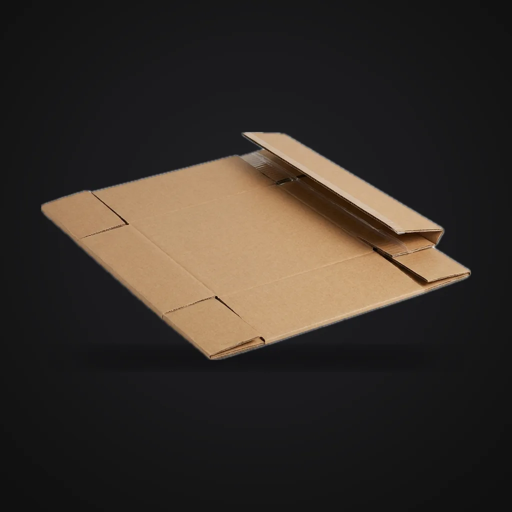 Flat-packed box, reference image