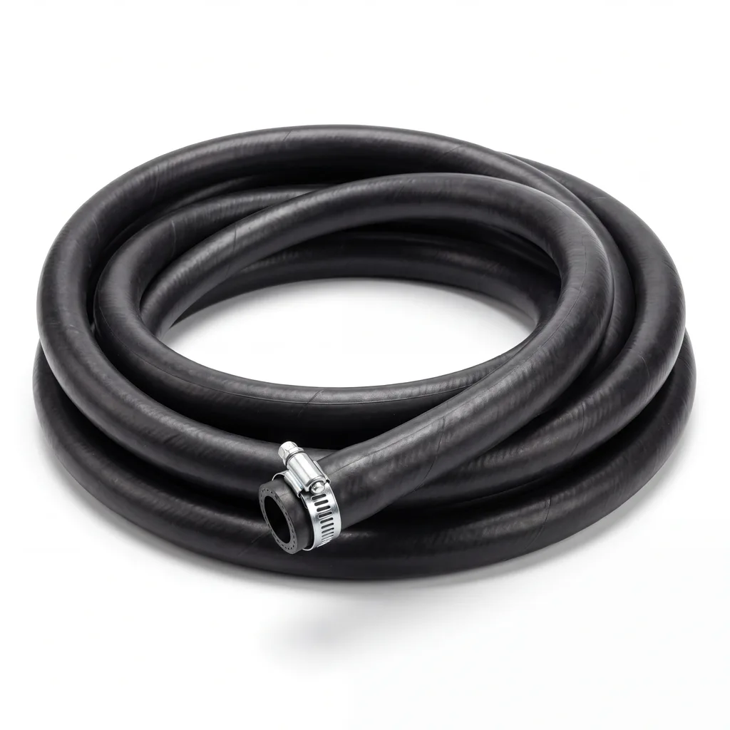 Rubber hose with clamp, reference image